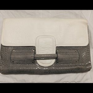 Stella & Jaime Faux Leather Clutch